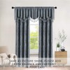 ELKCA Double-Sided Chenille Window Curtains Tier for Kitchen Grey Scalloped