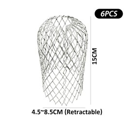 6 Drainage Trench Protectors, Metal Aluminium Drainage Trench Leaf Filter Fabric, Drainage Pipe Protection Device Installed on Mud and Dirt Protection Device