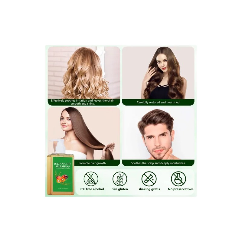 Champú De Aceite De Batana Para El Crecimiento Del Cabello,