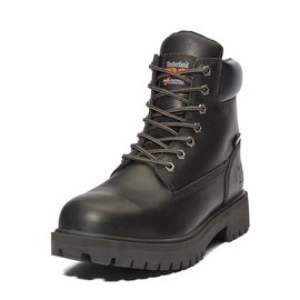 Timberland PRO Men's Direct Attach 6 Inch Steel Safety Toe Insulated Waterproof Industrial Work Boot, Black-2024 NEW, 13 W