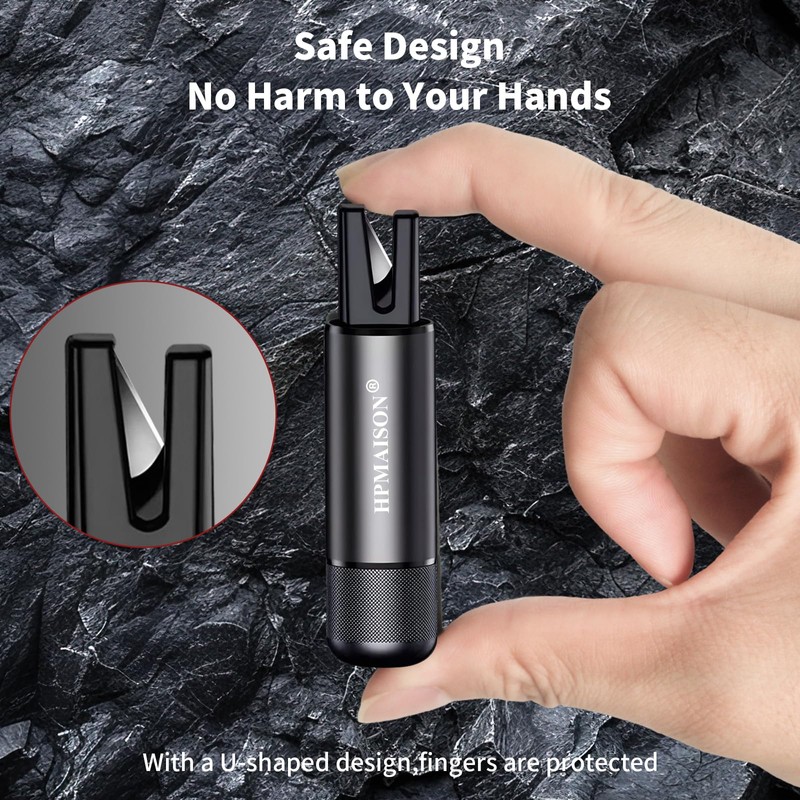 HPMAISON Car Safety Hammer, Car Escape Tool with Window Glass