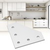 5PCS Flat Tie Plate Aluminum Alloy 5 Holes Compression Resistance