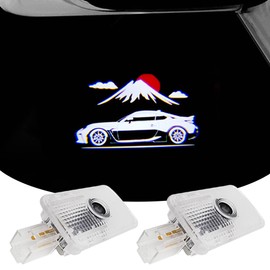 2PCS LED Car Door Projector Courtesy Lights Ghost Shadow Welcome Lamp Accessories Compatible with ZN8 2022-PRESENT GR 86 (ZN8 2022-PRESENT GR 86)