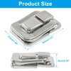 Unlorspy 4Pcs Toggle Catch Lock 1.57 x 1.06 Inch Rectangle