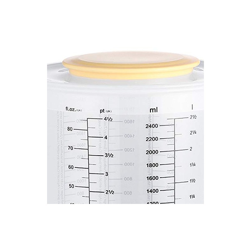 PRATYAHARA Plastic Ounce Measuring Cups and Mixing Pitcher for Baking