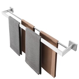 Alise Double Towel Bar, 32" SUS304 Stainless Steel Towel Racks for Bathroom, Long Bathroom Towel Rack Wall Mounted, Heavy Duty Towel Holder, Brushed Nickel