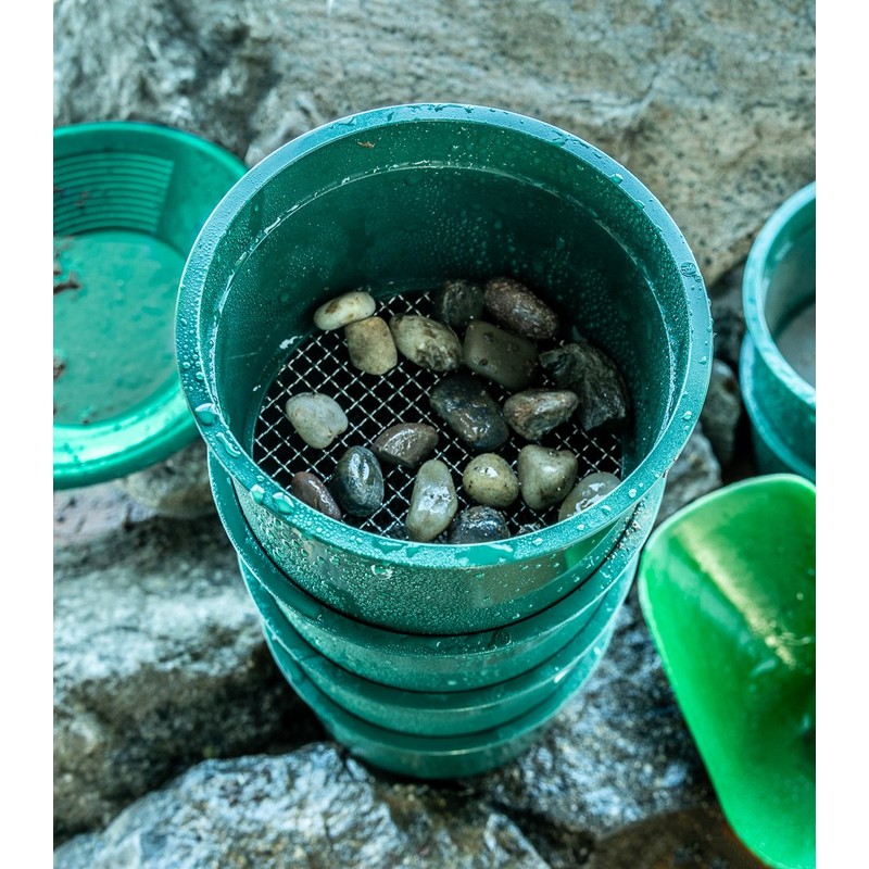 SE 5 7/8 Inch Mini Stackable Classifier Gold Prospecting Pan