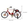 Red Mini Modern Bicycle Model Artwork Home Shop Decoration Ornament