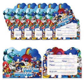 20PCS Birthday Invitation Cards,Birthday party Supplies for Kids or Adults.