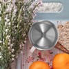 2pcs Stainless Steel Lid Metal Cup Lid Stainless Steel Cup