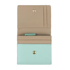 imeetu Bi-Fold Wallet, Women's, Men's, Genuine Leather, RFID Skimming Prevention, L-Shaped Zipper, Mini Wallet, Travel Wallet, Compact, Card Case, Coin Purse, Key Case, Multiple Storage,