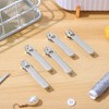 Homoyoyo 10pcs Nylon Detachable Zipper Pulls Double Layer Luggage Hole