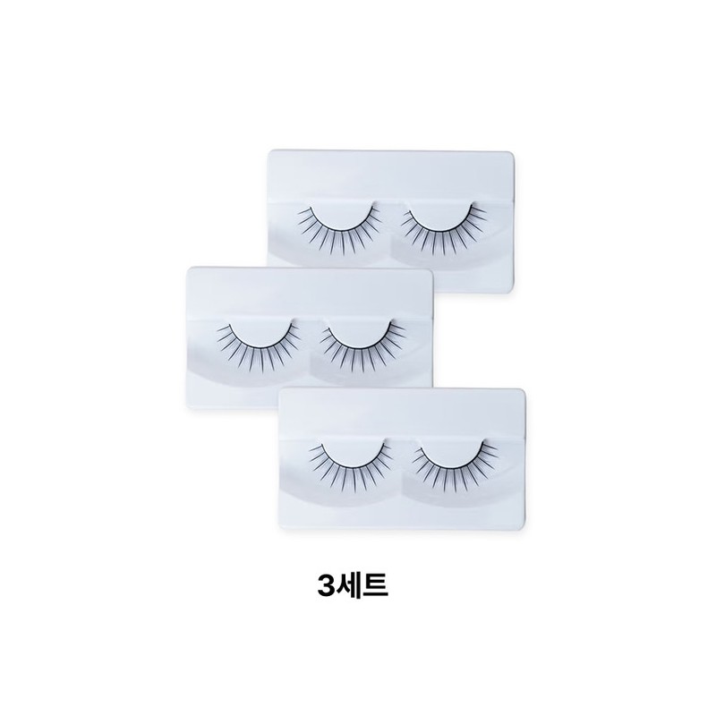 SNS Hot Item Daily Eyelashes Black 11MM Natural Eyelashes Artificial