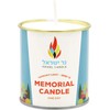 1 Day Yahrzeit Candle 24 Hour Kosher Yahrtzeit Memorial and