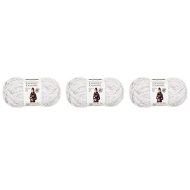 Charisma Yarn by Loops & Threads, 3.5 oz, Cloud (3-Pack)