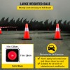 Unbranded Safety Cones Traffic Cones 18" Orange Reflective Collars Road