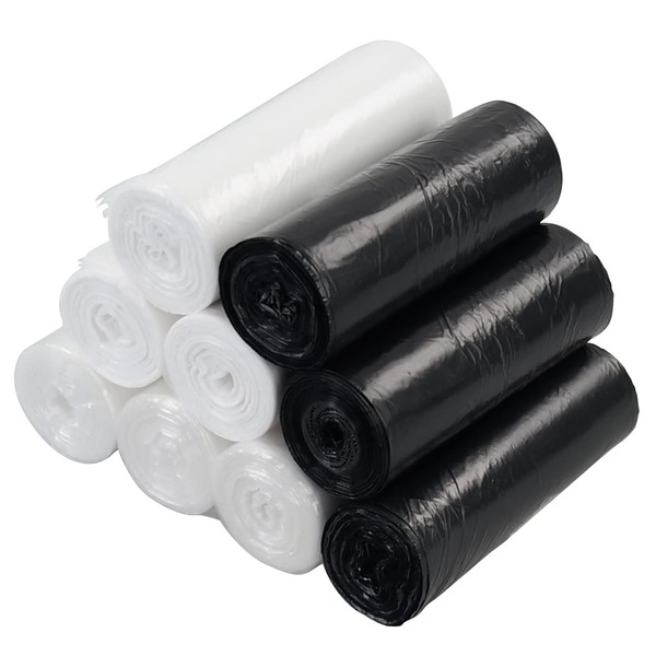 Minekkyes 13 Gallon Tall Kitchen Trash Bags, Large Clear Plastic