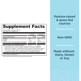 Proteína en polvo de colágeno Ancient Nutrition + movilidad post entrenamiento, 7,48 oz