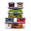 Rubbermaid Brilliance Food Storage Containers, 14 Piece Plastic Containers with