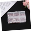 minkissy Nail Art Rhinestone Box Flat Back Gems Pack Rhinestones