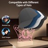 Vatonezich LED illuminated baseball Cap Organizer - 4 cap display