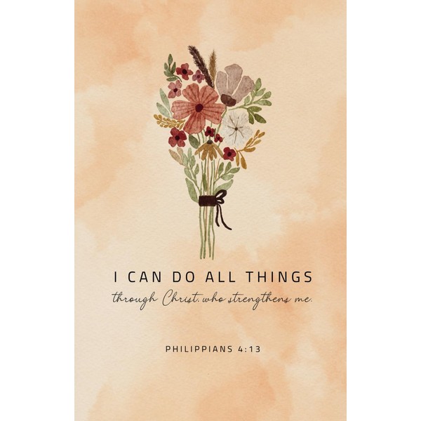 Prayer Journal with Scripture for Women 'I Can Do All