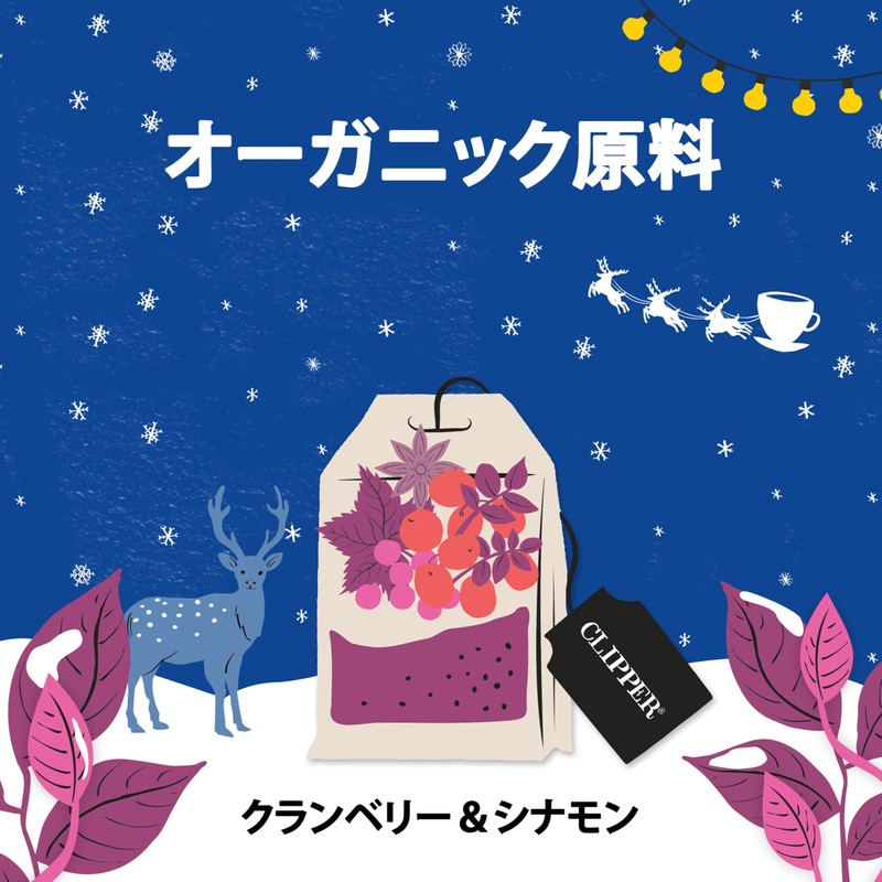 Clipper Organic Herbal Tea Cranberry & Cinnamon 20 P