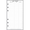 Personal Size Login Password List, Sized and Punched for Filofax