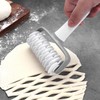Pizza Dough Docker and Lattice Roller Cutter Plastic Cookie Pie