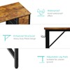 Lufeiya 47 inch Computer Desk with 4 Drawers, Writing Work