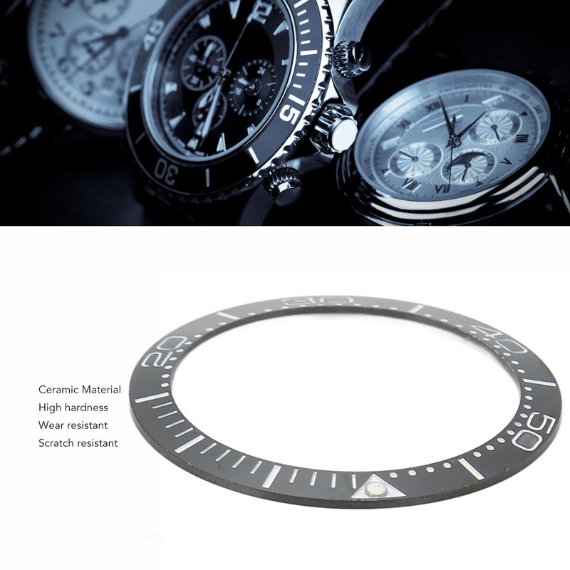 Professional Watch Bezel Insert 38mm Ceramic Watch Bezel Ring Repair