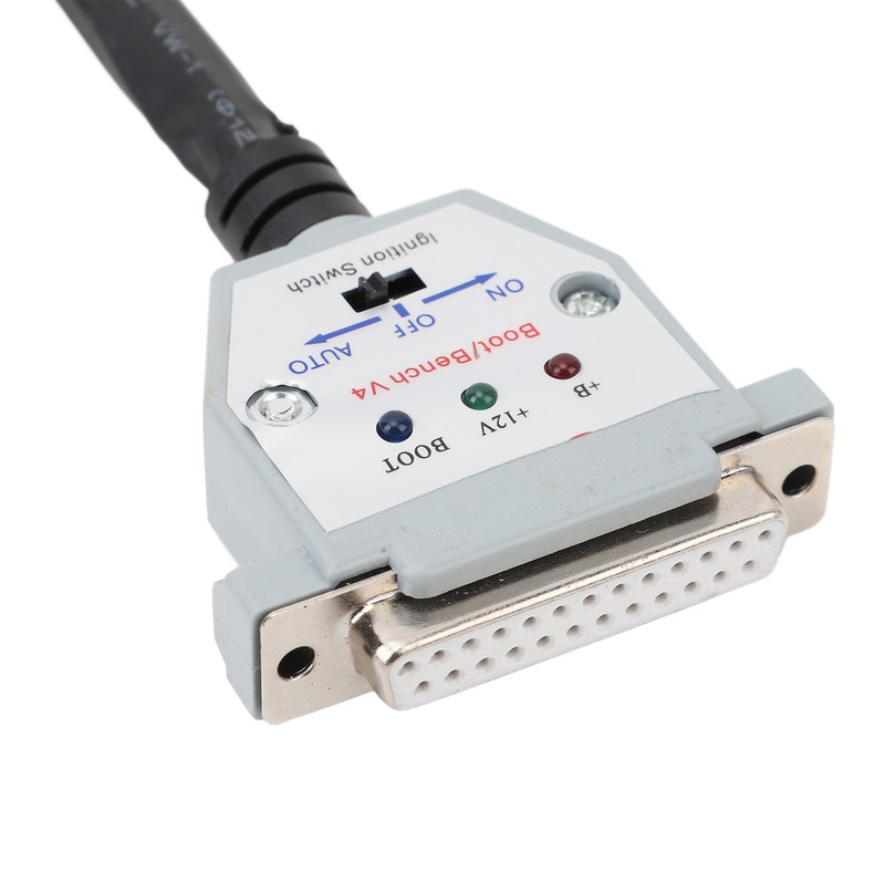 3 LED Lights Boot Bench Cable DB25 with Switch ECU