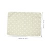 SHOWERORO Washable Changing Pad Mat Super Absorbent Reusable Bedwetting Pad