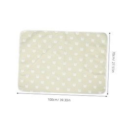 SHOWERORO Washable Changing Pad Mat Super Absorbent Reusable Bedwetting Pad for Adults and Pets Soft Cotton Material for Maximum Comfort