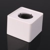 1pc New Square Cube Pattern ABS Mic Microphone Interview Logo