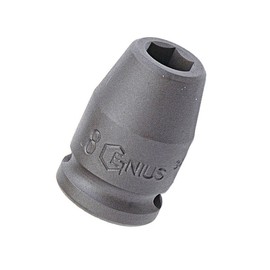 Genius Tools 343211 3/8" Dr. 11mm Impact Socket