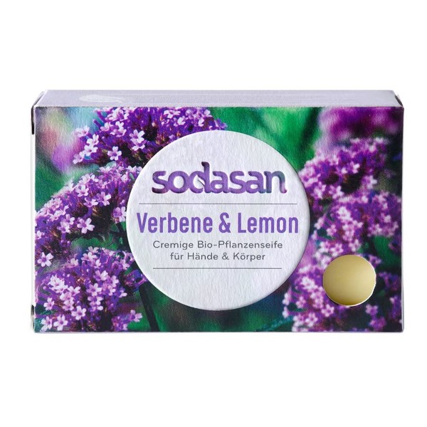 Sodasan Solid Soap Verbena & Lemon (6 x 100 g)
