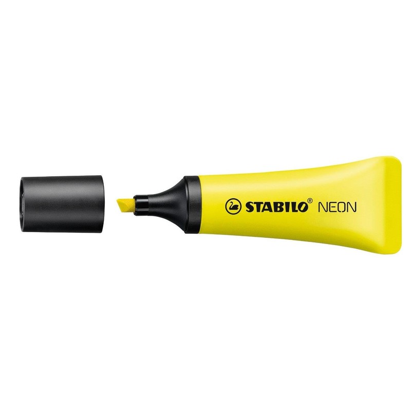 Stabilo Highlighter Marker - Neon Yellow