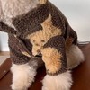 Pet Plush Clothes Cute Pattern Winter Comfortable Warm Dog Cat
