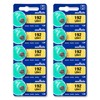 Murata LR41 Battery AG3 392A 1.55V Alkaline Button Cell (10