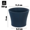 KADAX Small Plastic Flower Pot, Succulent and Herb Planter, Modern