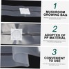Gatuida 10pcs Breathable Mushroom Growing Bags Durable Edible Cultivation Bags