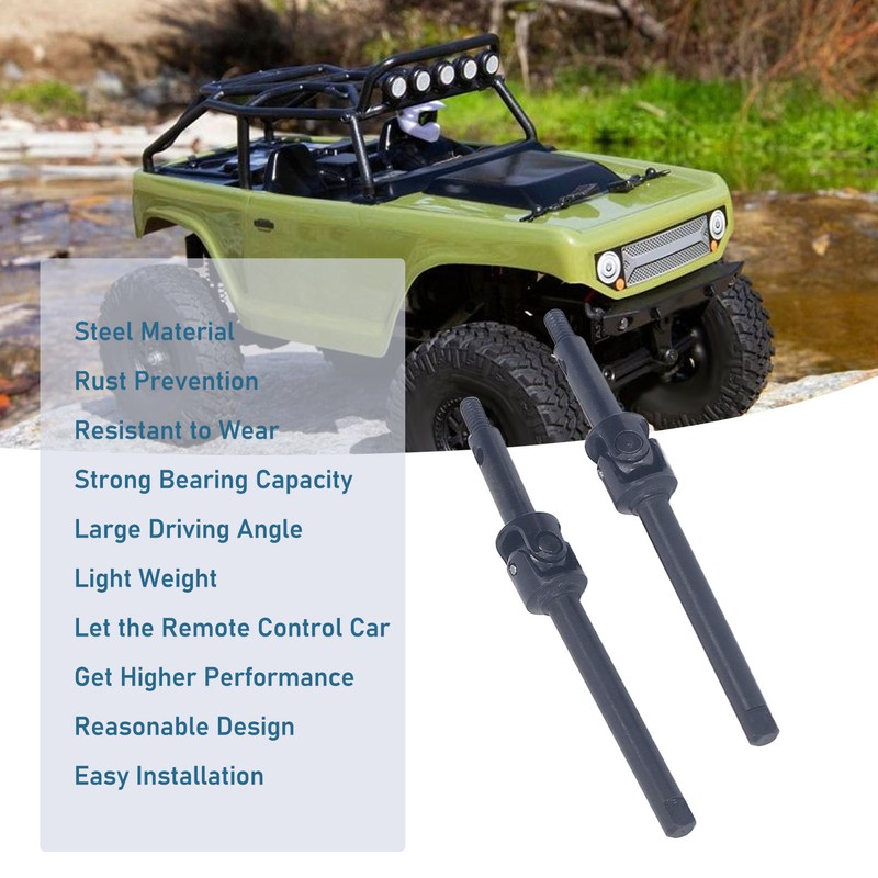 2PCS Steel Drive Shaft Front Rear Transverse Drive Shaft for