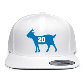 Snapback White Detroit Barry Sanders Goat Hat