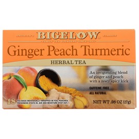 Bigelow Ginger Peach Turmeric Tea - 2 pack