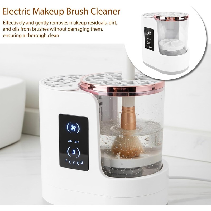Electric Makeup Brush Cleaner, USB Electric Makeup Brush Cleaner Clear