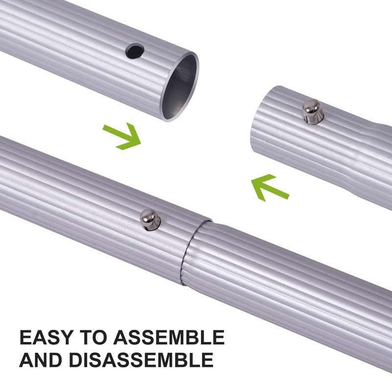 Sepetrel Pool Skimmer Net- Total Length 72 inches Rake with