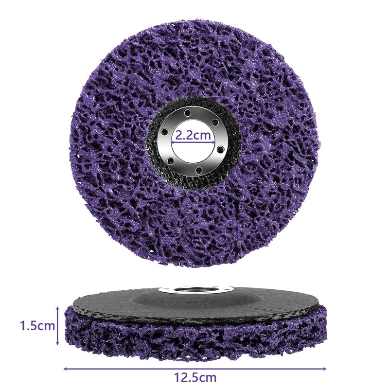 125 mm CSD Disc Sanding Disc, 5 Pieces, Black Cleaning