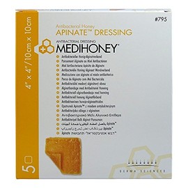 MEDIHONEY Apinate Alginate Bandage 10 x 10 cm Pack of 5