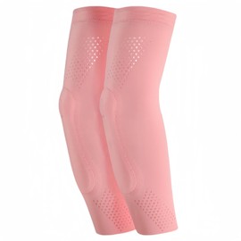 Jormino Compression Elbow Pads, Arm Protector for Dance, Yoga, Plank, Jazziness, Arm Support Elbow Brace for Youth Kids & Women, Men 1 Pair Pink XS